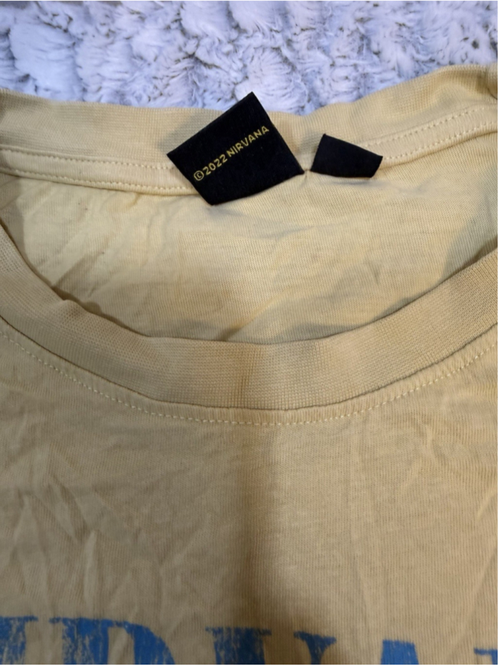 Nirvana Smiley Face Graphic T-Shirt 2XL Rock & Pop Band Tee Music Industry - Picture 4 of 7
